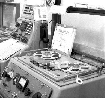 Photo of the EMI BRT2 reel tape recorder provided to the Museum of Magnetic Sound Recording by Roger Wilmut, BBC engineer from 1960